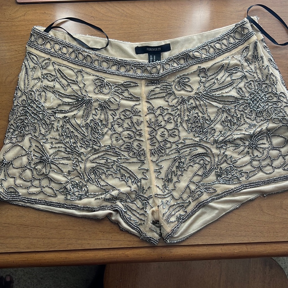 Sequin dress shorts size m